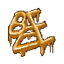 鎏金涂鸦字